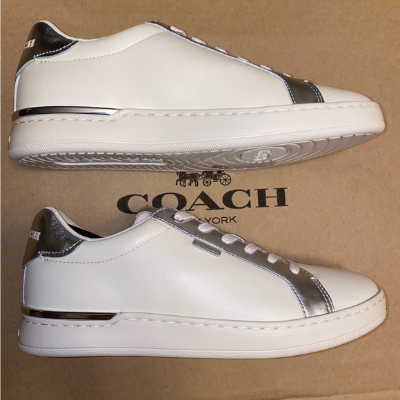 Coach leather 🤍 Lowline Low Top Sneaker size 10 New in box - Picture 2 of 8